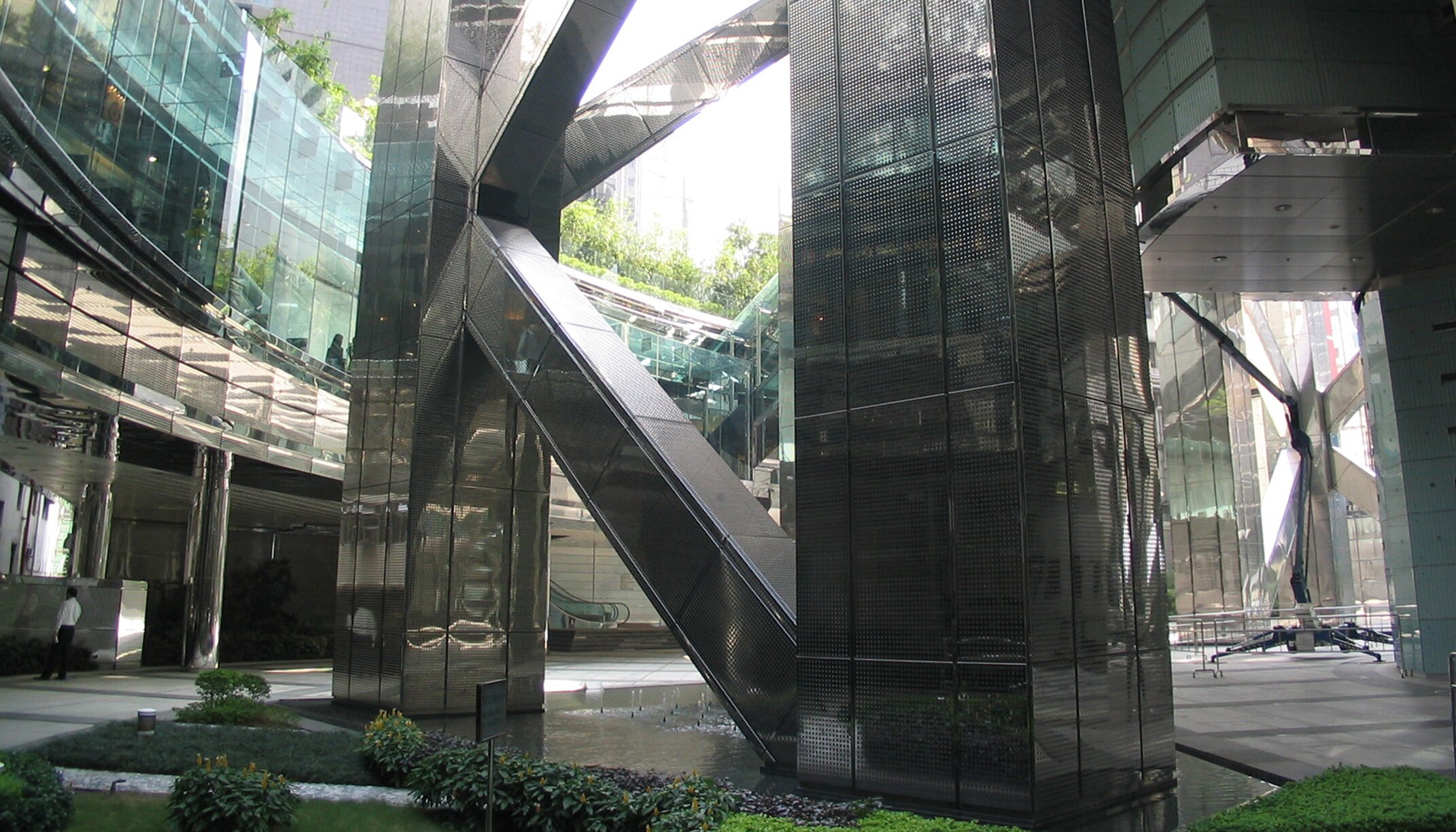 "The Center" back ventilated rainscreen facade, Hong Kong