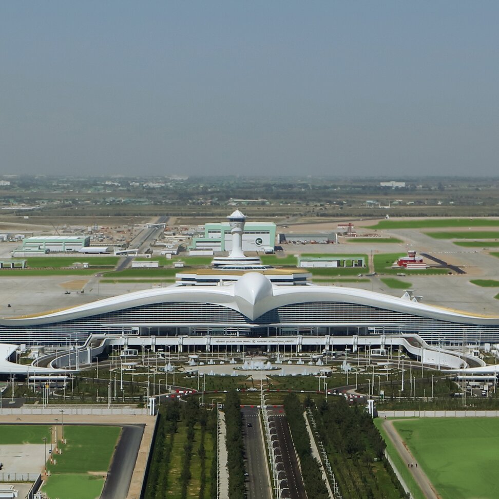 Referenzbild "Ashgabat Airport"; Fassadenpaneele