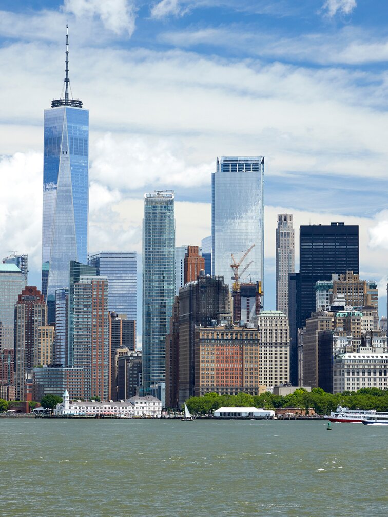 "One World Trade Center" facade design, New York | © Valéry Kloubert