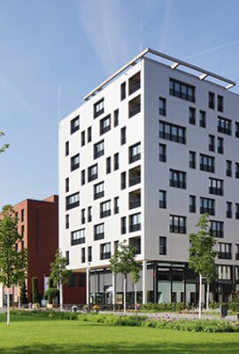 "SKAIO Holzhochhaus" back ventilated rainscreen facades, Heilbronn | © Conné van d´Grachten