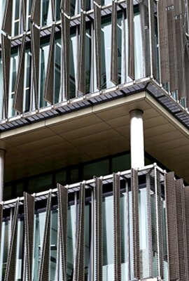"ThyssenKrupp Quartier" facade design, stainless steel, Germany
