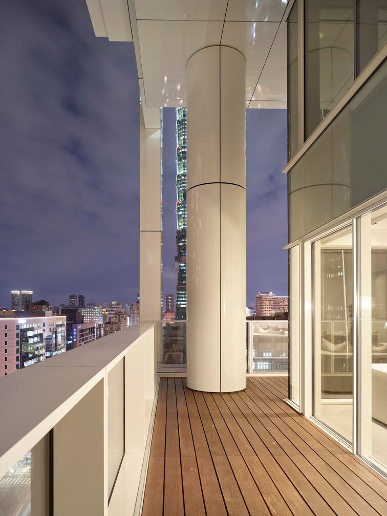 "XIN-YI Residential Tower" Fassadengestaltung, Aluminium, Taiwan | © Roland Halbe Architekturfotografie