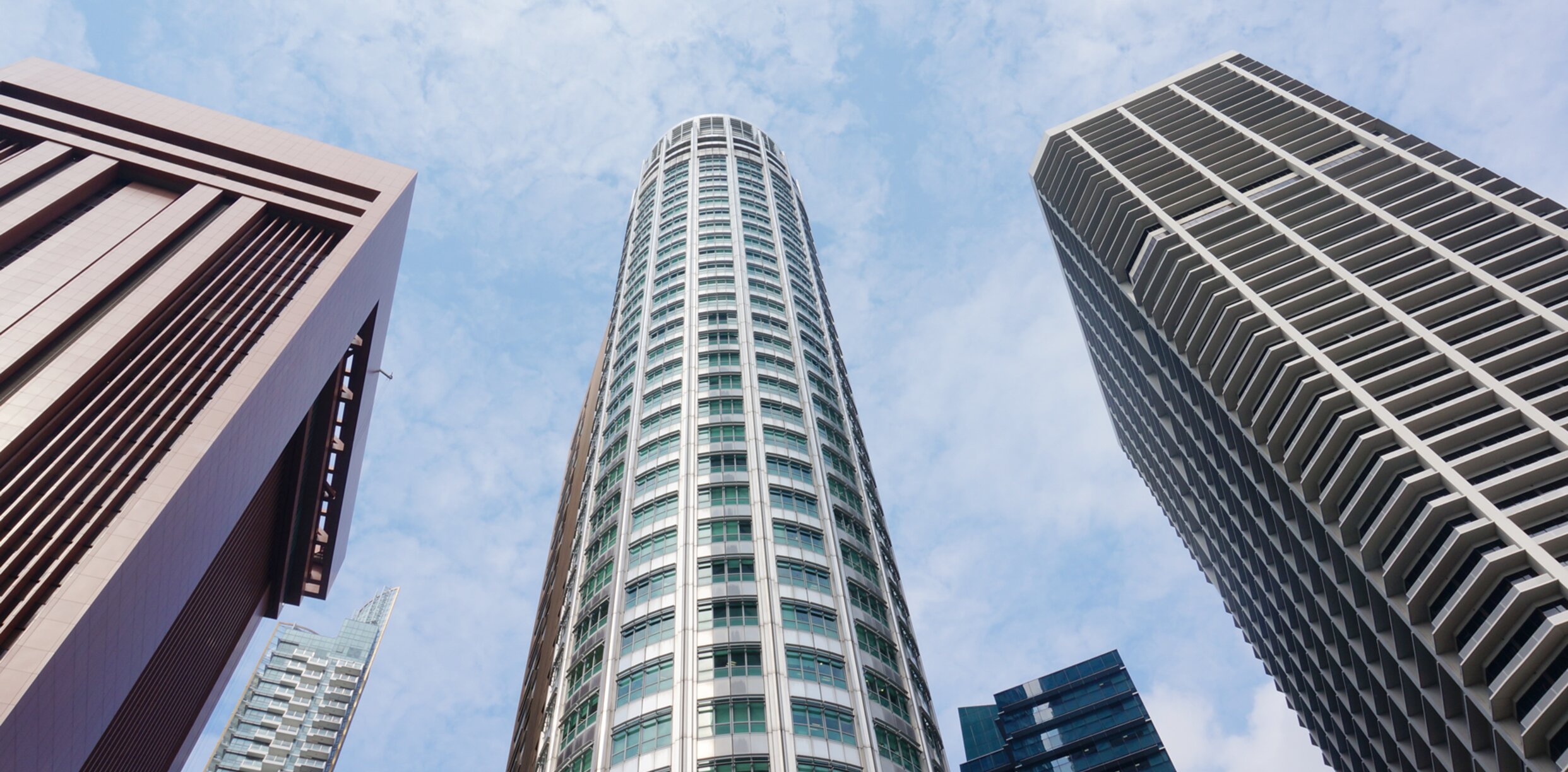 "Springleaf Tower" Fassadenverkleidung, Edelstahl, Singapur