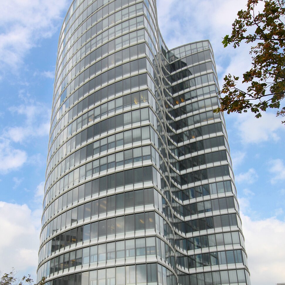 "Skyoffice" Fassadenbau, Aluminium, Düsseldorf