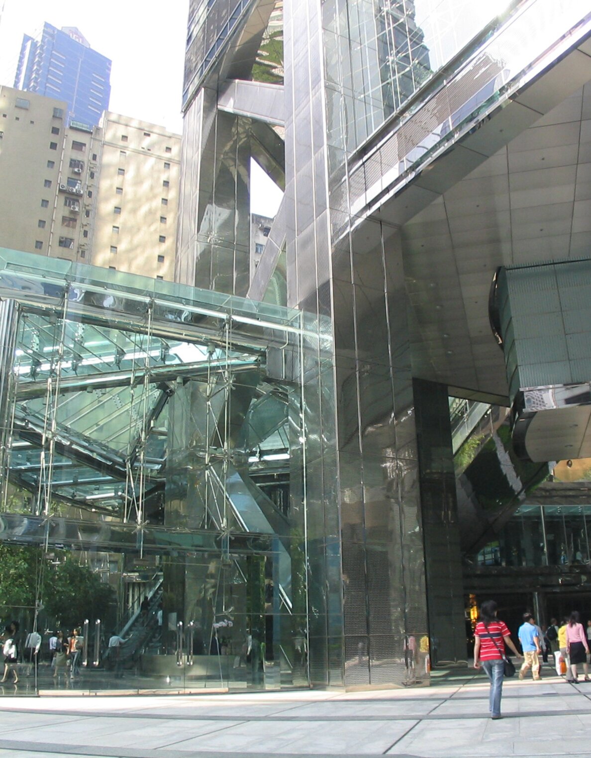 "The Center" Fassadenbau, Edelstahl, Hong Kong