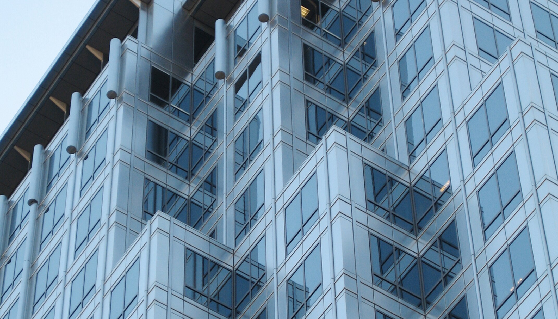 "Plaza Tower" stainless steel facade, Costa Mesa