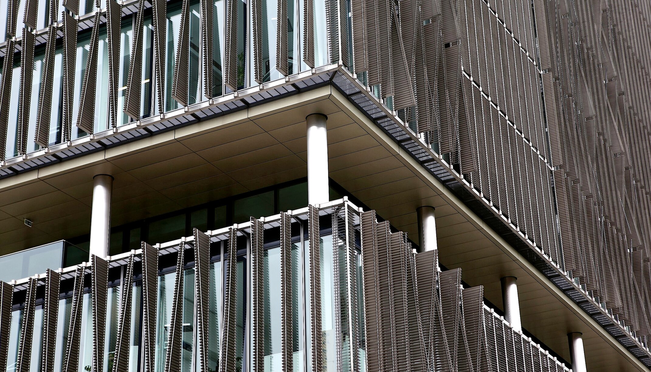 "ThyssenKrupp Quartier" facade construction, stainless steel, Germany