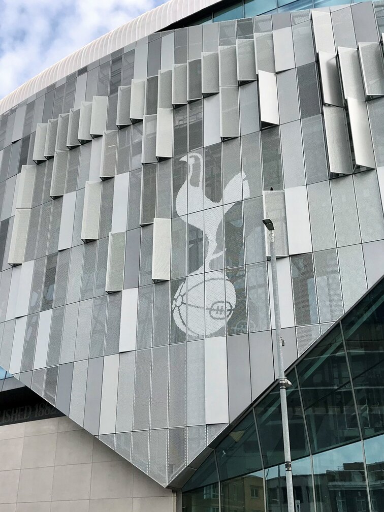 "Tottenham Stadion" Fassadenbau, Aluminium, London