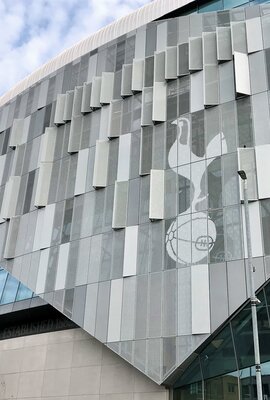 "Tottenham Stadium" aluminium facade, London