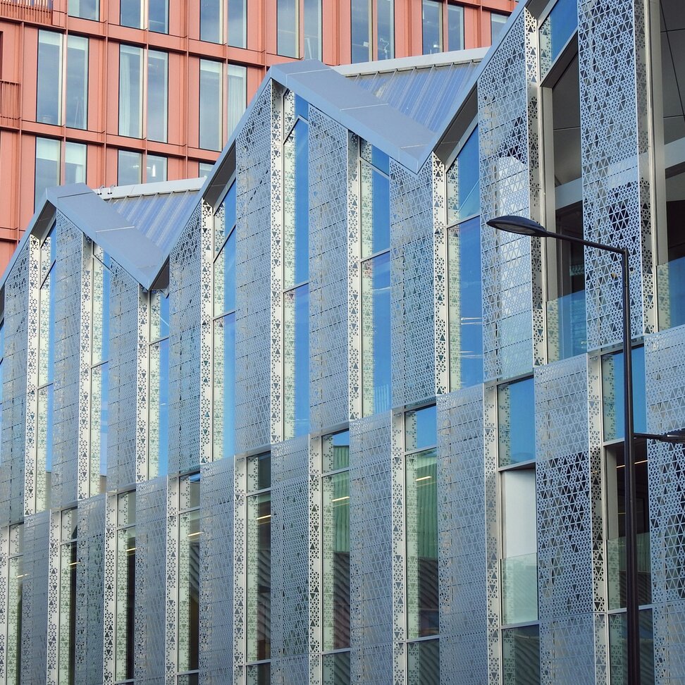 "King's Cross Q1"; rainscreen metal facade project by POHL Facades