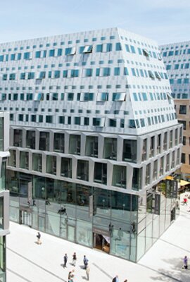 "Dorotheen Quartier"; sophisticated aluminum facade systems