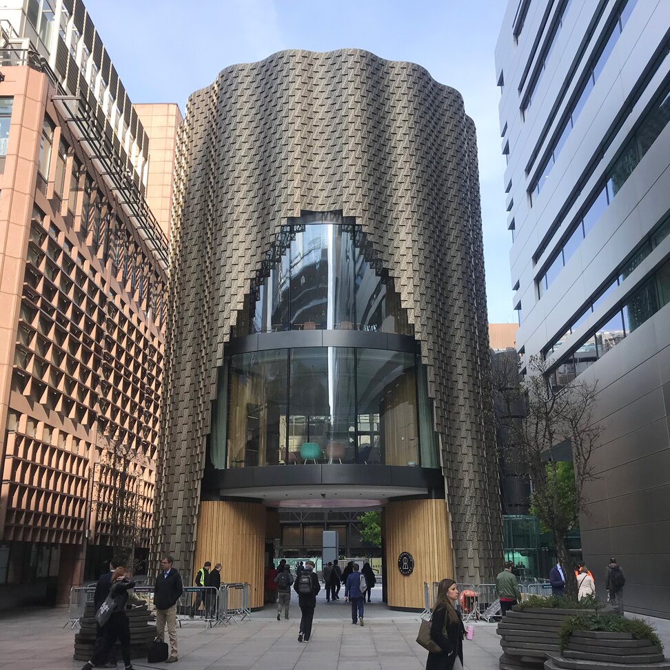 Project image "3 Broadgate"; ventilated facade