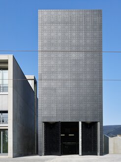 "Pelletsilo Luxenergie" facade construction, Luxembourg | © Lukas Roth Architekturfotografie