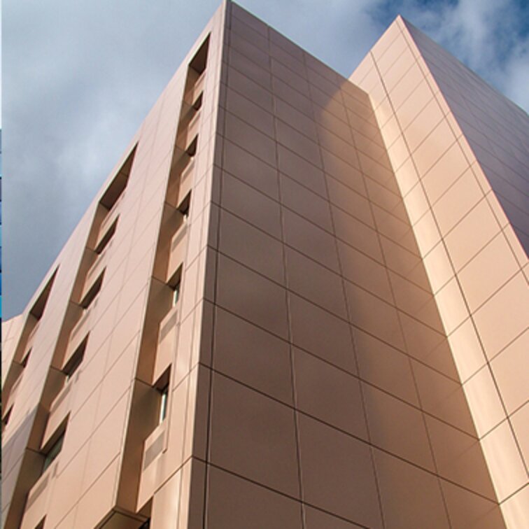 "St. Patrick's Home Rehabilitation and Health Care" metal facade aluminium, New York City