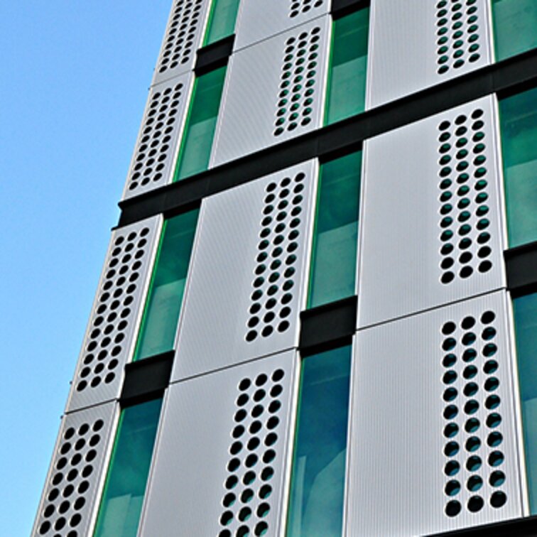 "White Collar Factory" Aluminiumfassade, London