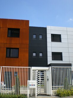 "WMV GmbH & Co. KG" facade construction, aluminium - & weathering steel, Germany