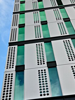"White Collar Factory" facade system, aluminium, London